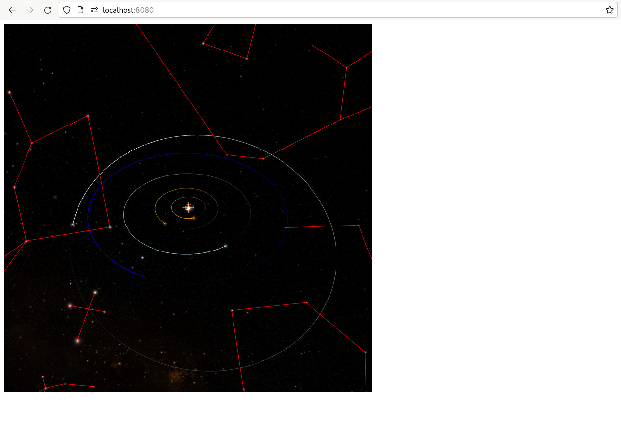 WWT in the 3D solar system mode